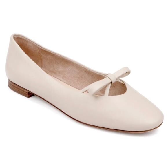 DEE OCLEPPO | Dixon Ballerinas Ballet Flats Bow Mary Jane Nude Blush | Size 8.5 - Picture 3 of 11